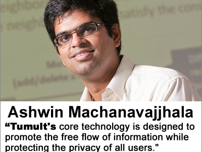 Ashwin Machanavajjhala: Tumult Labs