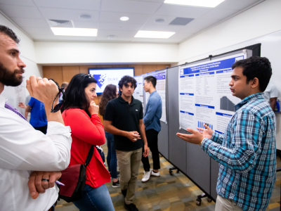 Summer Research Showcase: Human-ML Decision Making Project, with participating students and guests.